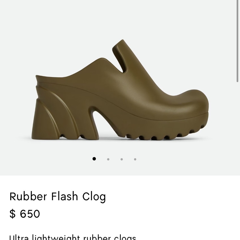 Bottega Veneta Rubber flash clog